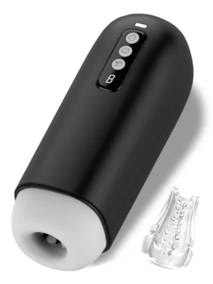 Masturbator 8 Sucking Mode + Interactive Function - Masturbator med vibration 0