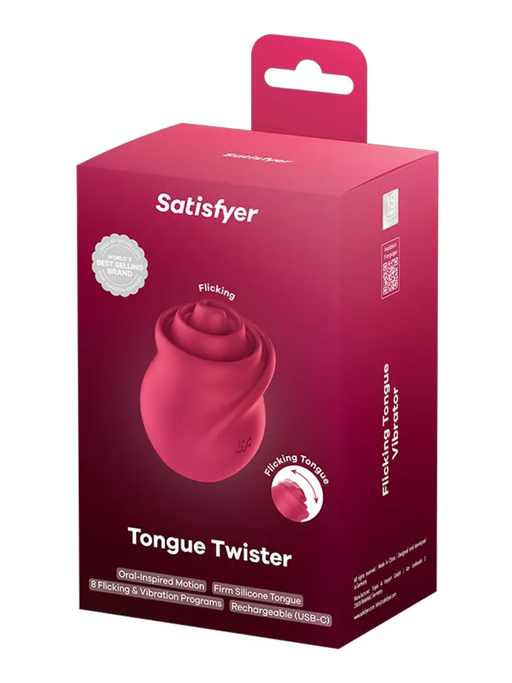 Satisfyer Tongue Twister Flicking Tongue Vibrator - Klitorisvibrator 0