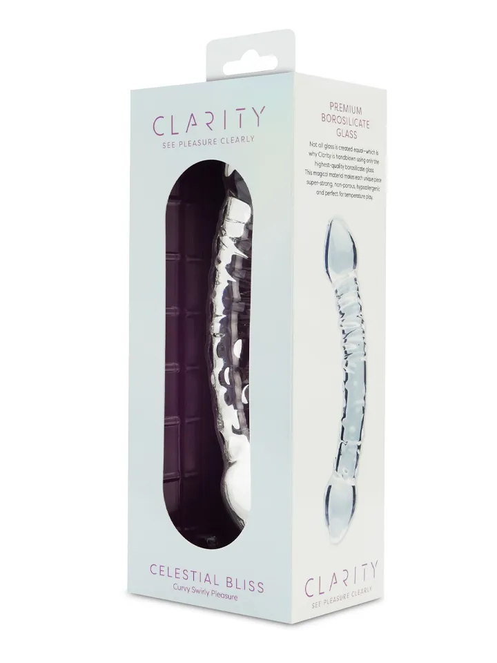 Clarity Celestial Bliss Glass Dildo - Glasdildo 0