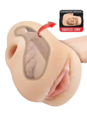 PDX Plus Pussy Pounder Squeeze Stroker - Lösvagina 0