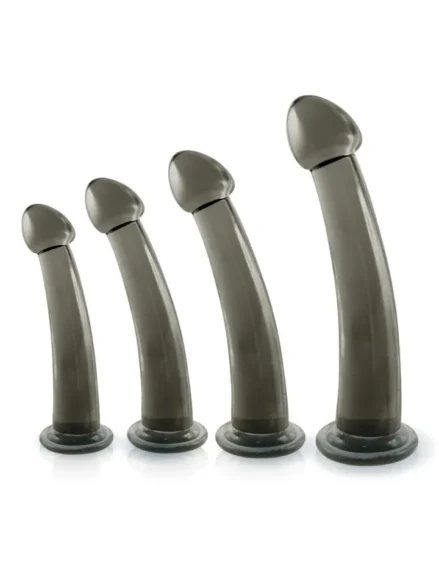 Black Axinite 4 in 1 Anal Plug Kit Set - Analpluggar paket 0
