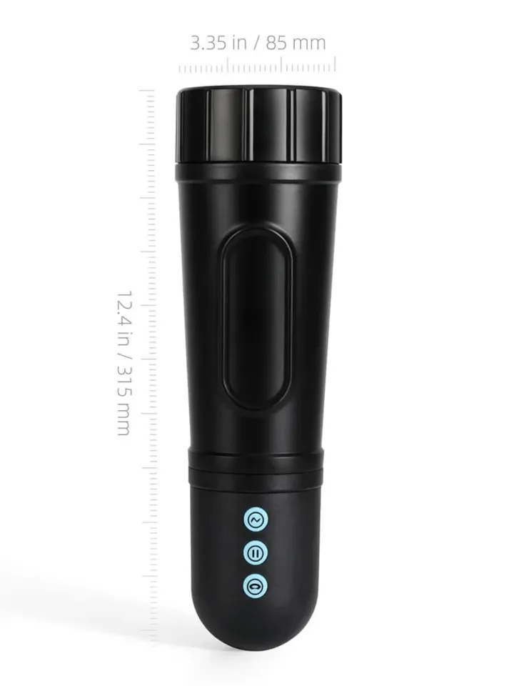 Addax Hands Free Masturbator & Vibrating Sleeve - Masturbator oral med vibration 0