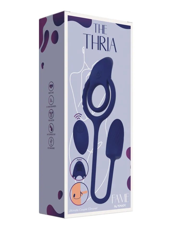 The Thria Ultimate Couple Climaxer - Penisring med vibrator 0