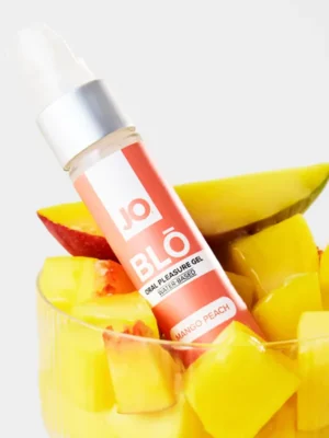 JO BLO Oral Pleasure Gel Mango Peach 30ml - Bättre oralsex 0
