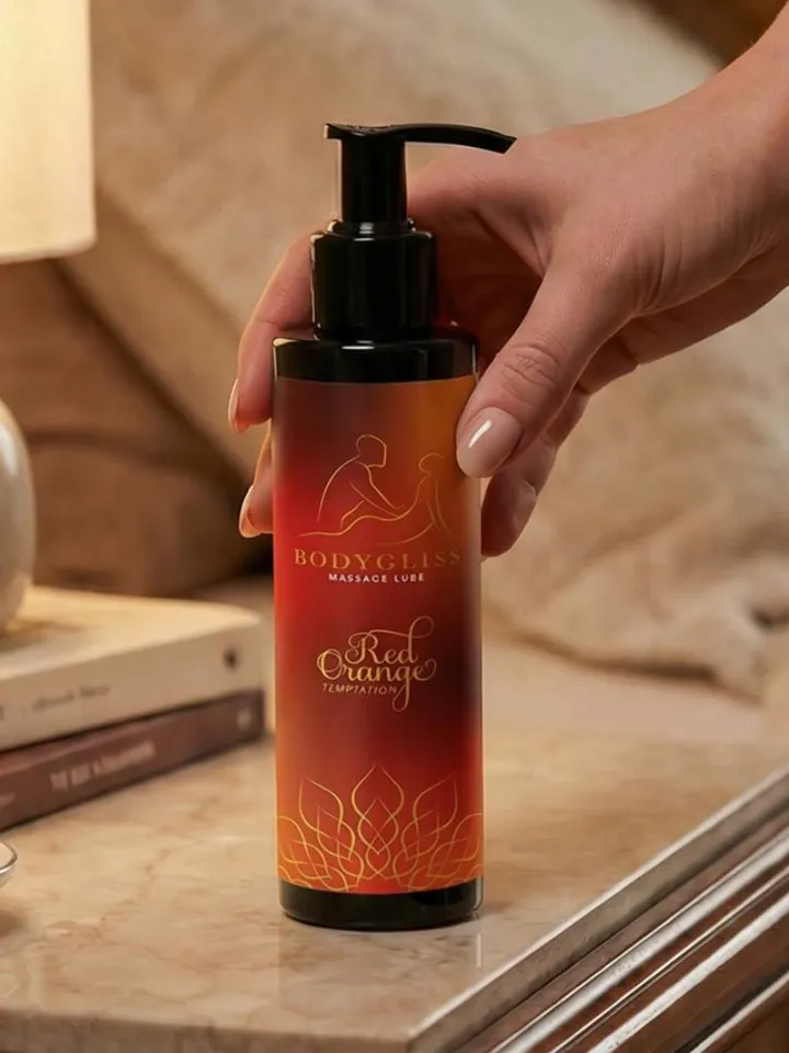 Massage Oil & Lubricant Red Orange Temptation 150 ml - Massageolja 0